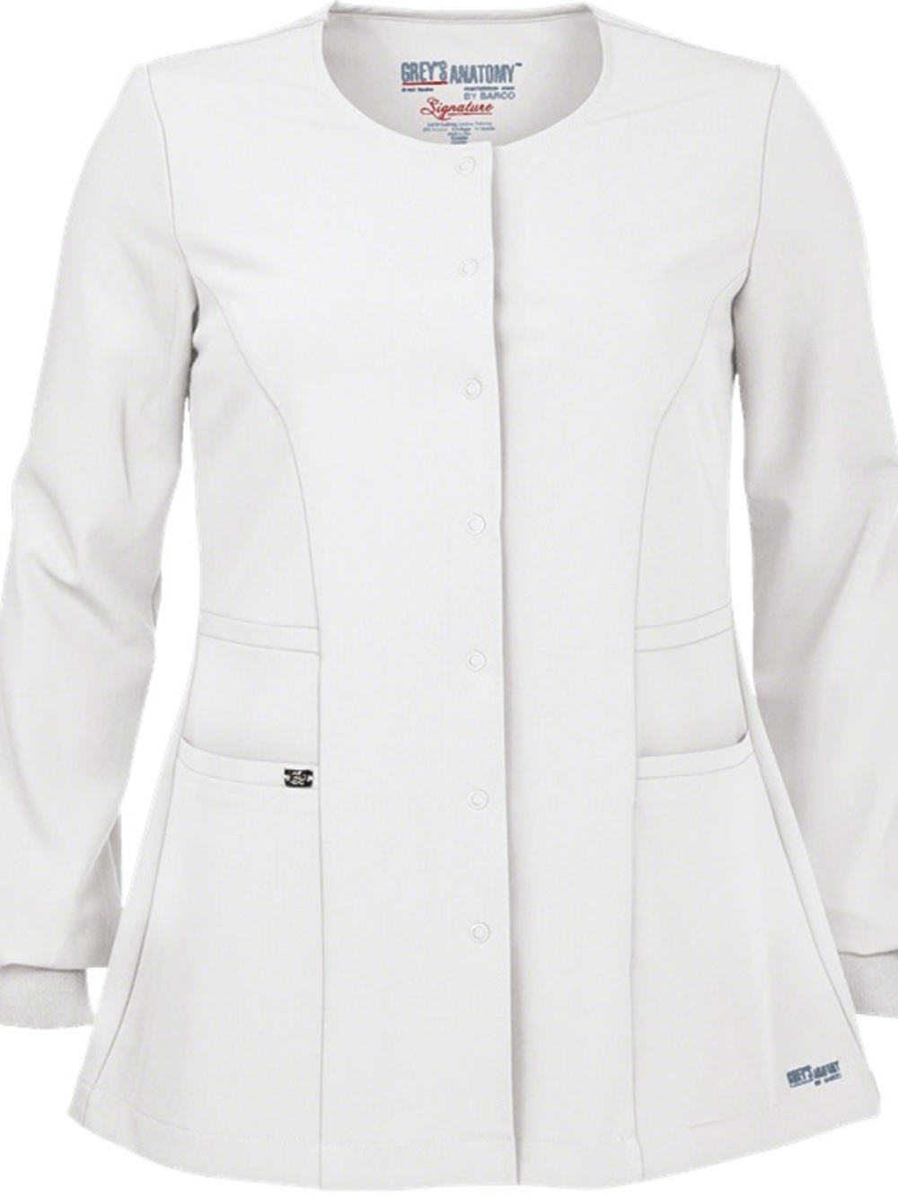 Grey's Anatomy White Medical Top with Accent Logo